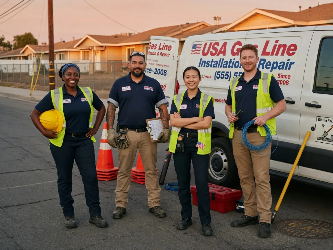 Gas Line Installation company in Salyer, CA
